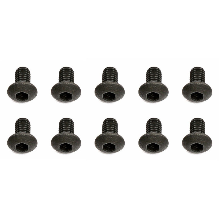 M3x6mm Imbusový šroub s kulatou hlavou, 10 ks.
