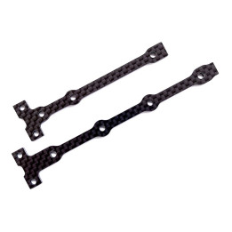 RC10B74.1 FT Flex šasi vzpěra, 2.0mm, uhlíková