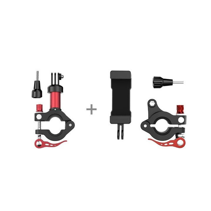 Osmo - Smartphone Holder & Action Camera Holder Set for Bicycles (červená-černá)