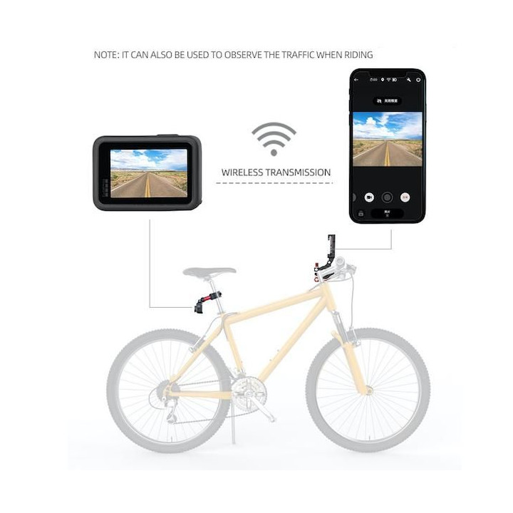 Osmo - Smartphone Holder & Action Camera Holder Set for Bicycles (červená-černá)