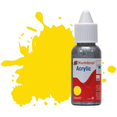 Humbrol barva akryl DB0069 - No 69 Yellow - Gloss - 14ml