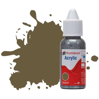 Humbrol barva akryl DB0086 - No 86 Olive Green - Matt - 14ml