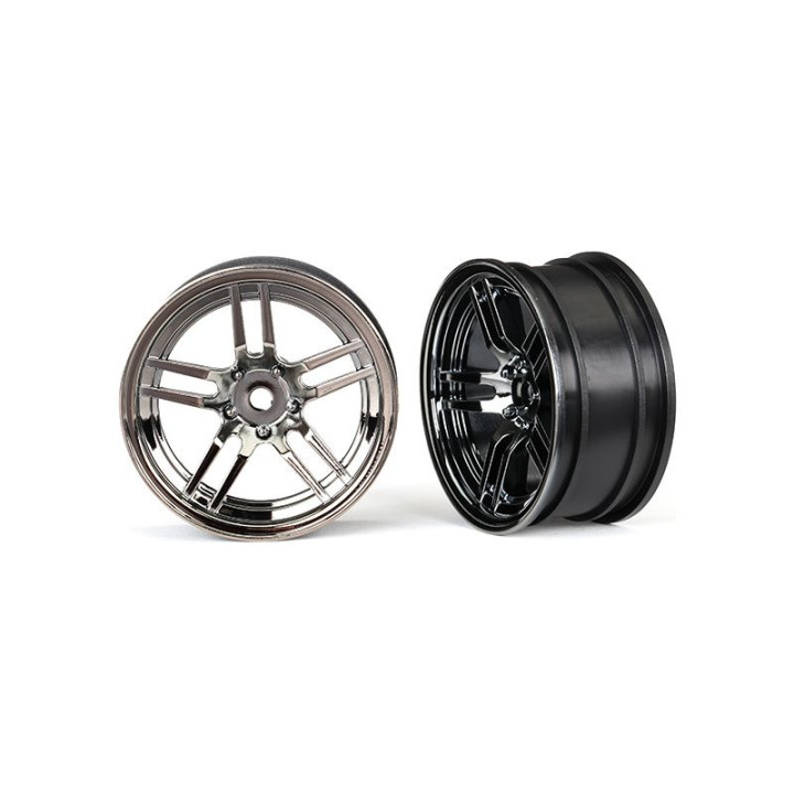 4-TEC 2.0: Přední disky 1.9" split-spoke černě chromované (2)