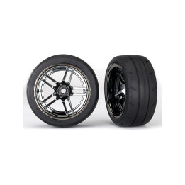 4-TEC 2.0: Zadní kola 1.9" split-spoke černě chromované (2)