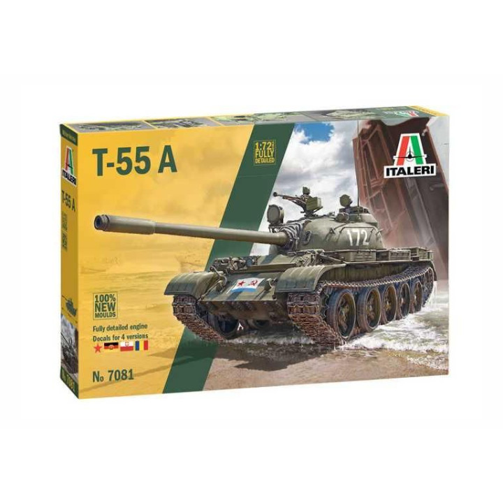 Model Kit tank 7081 - T-55 A (1:72)