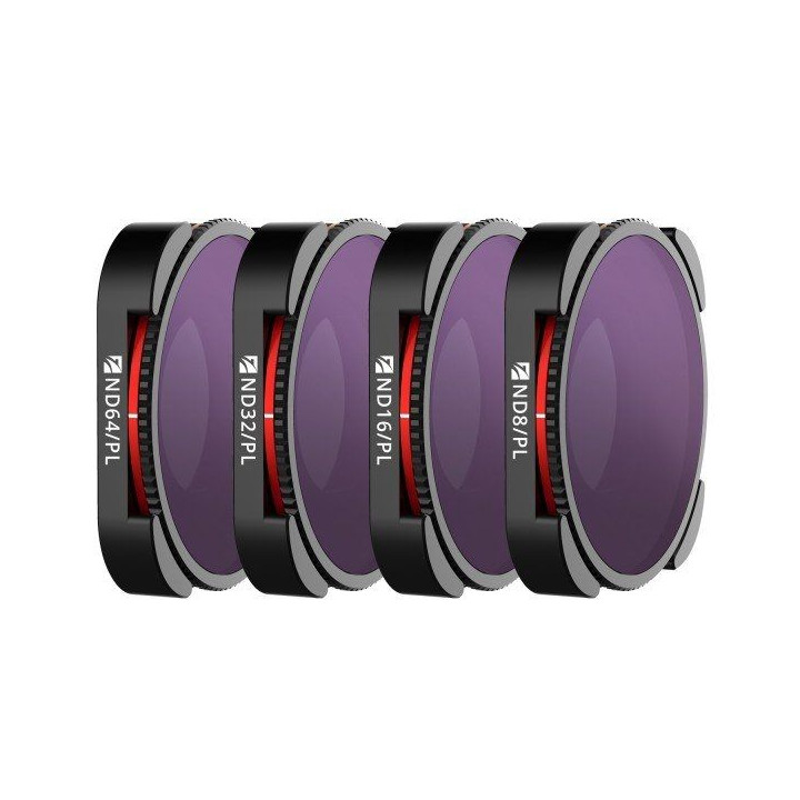 Freewell sada čtyř polarizačních ND filtrů Bright Day pro GoPro Hero 9 Black (4K)