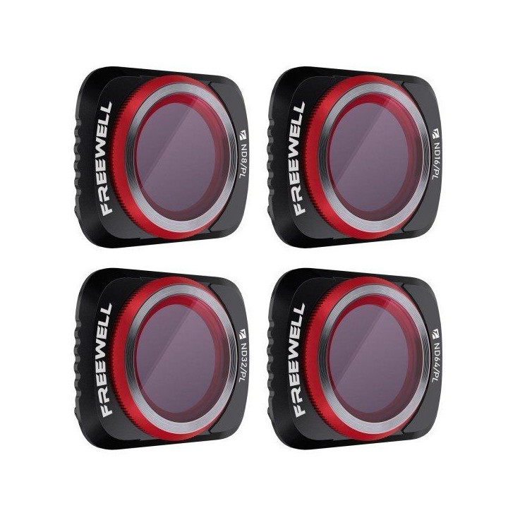Freewell sada čtyř polarizačních ND filtrů Bright Day pro DJI Mavic Air 2