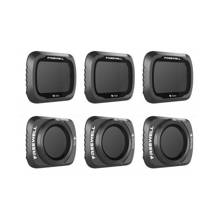 Freewell sada šesti základních ND a CPL filtrů pro DJI Mavic Air 2