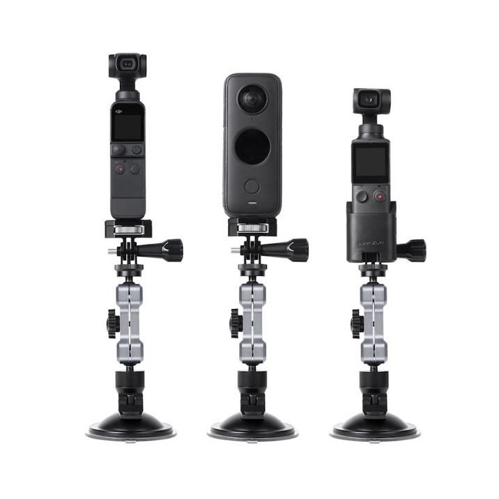 Osmo - Adjustable CNC Suction Mount for Action Cameras
