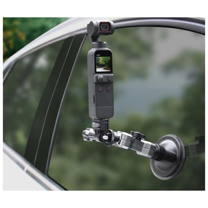Osmo - Adjustable CNC Suction Mount for Action Cameras