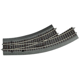 Oblúková výhybka Roco-Line (R2)/30˚ ľavá 358 mm  RO42556