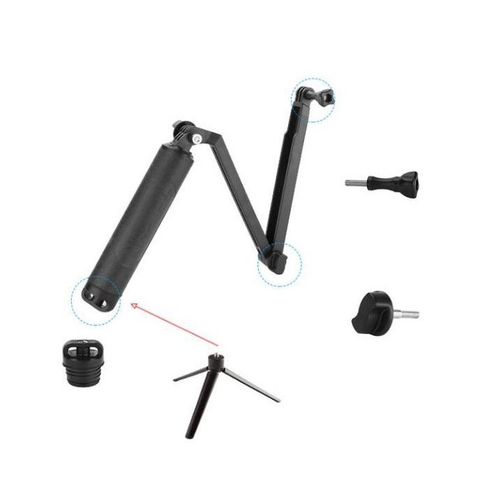 Osmo - Multifunction Foldable Three-Way Selfie Stick