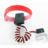 Teplotní čidlo pro nabíječe SKY RC, Raytronic C11, C15 a Hitec Multicharger X2 400, X1 Touch, X1 AC Plus, X4AC Plus, H4 4x120W. Opatřeno páskem suchého zipu pro upevnění na alumulátor.