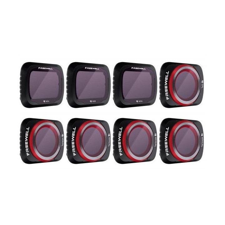 Freewell sada osmi ND a PL filtrů All Day pro DJI Mavic Air 2