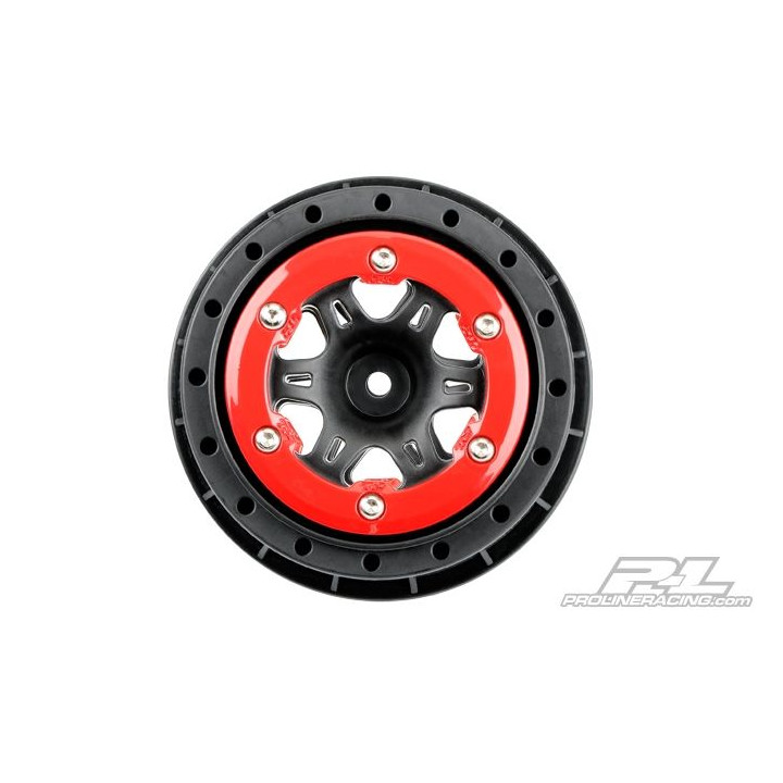 Split Six 2.2"/3.0" přední TRX Slash černo/červený disk 2ks.