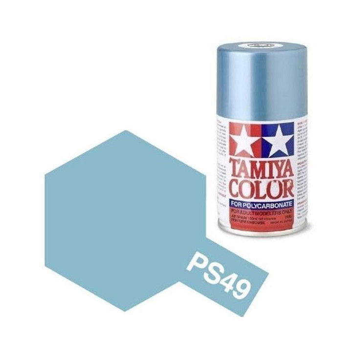 Tamiya Color PS-49 Alu-Effekt Blue Polycarbonate Spray 100ml
