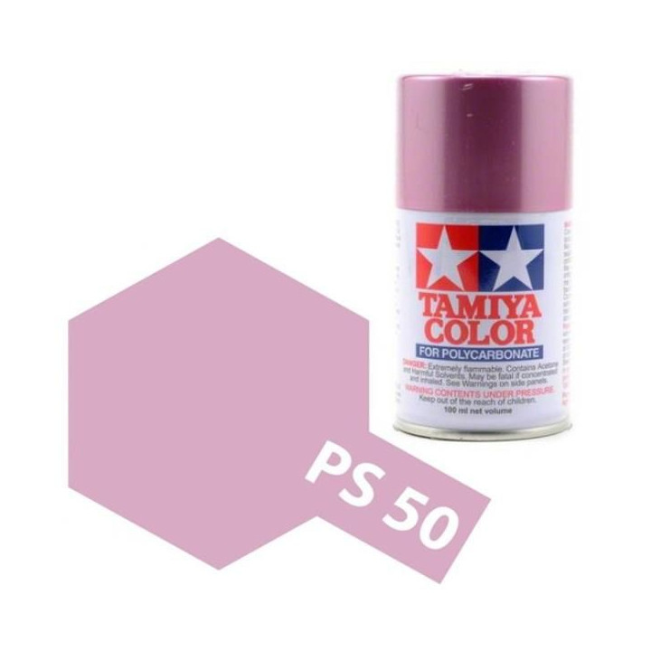 Tamiya Color PS-50 Alu-Effect Red Polycarbonate Spray 100ml