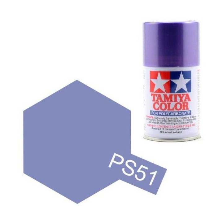 Tamiya Color PS-51 Purple Anodized Effect Polycarbonate Spray 100ml