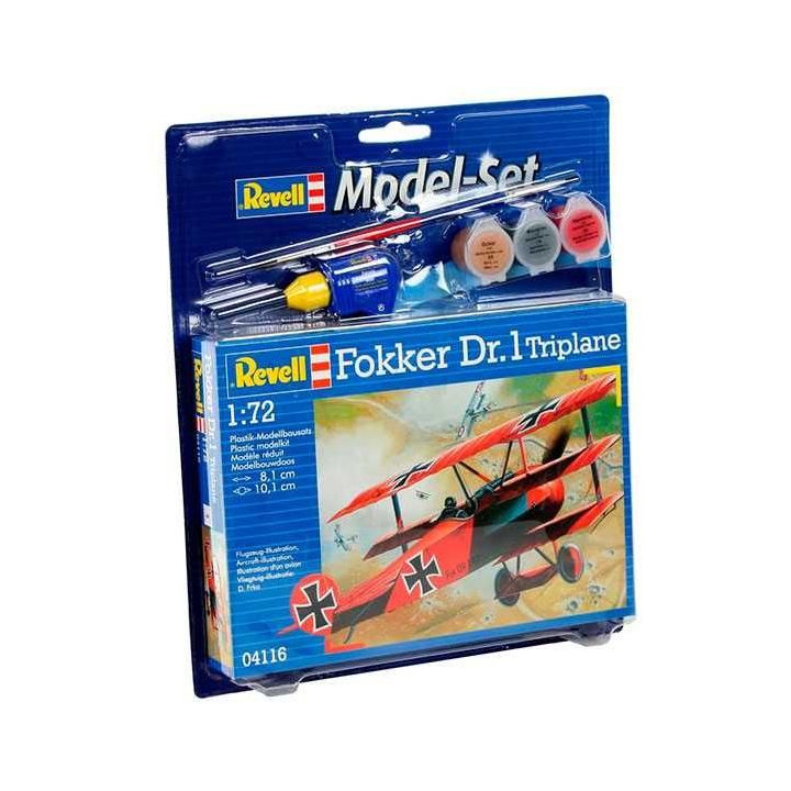 ModelSet letadlo 64116 - FOKKER DR.1Triplane (1:72)