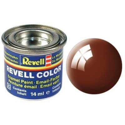 Barva Revell emailová - 32180: leská blátivě hnědá (mud brown gloss)