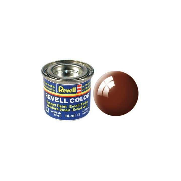 Barva Revell emailová - 32180: leská blátivě hnědá (mud brown gloss)