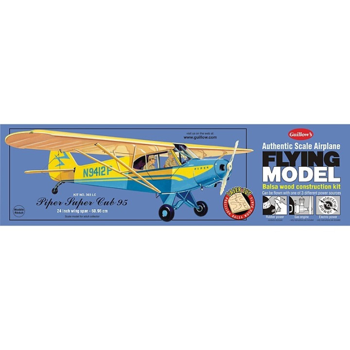 Piper Super Cub laser. vyřezávaný 610mm
