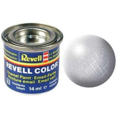 Barva Revell emailová - 32190: metalická stříbrná (silver metallic)
