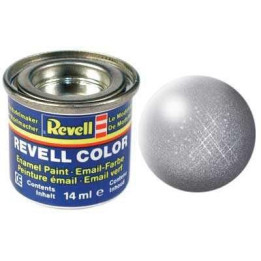 Barva Revell emailová - 32191: metalická ocelová (steel  metallic)