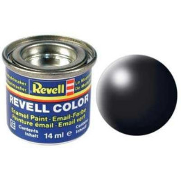 Barva Revell emailová - 32302: hedvábná černá (black silk)