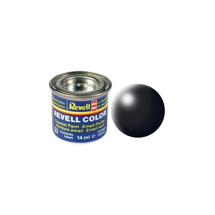Barva Revell emailová - 32302: hedvábná černá (black silk)