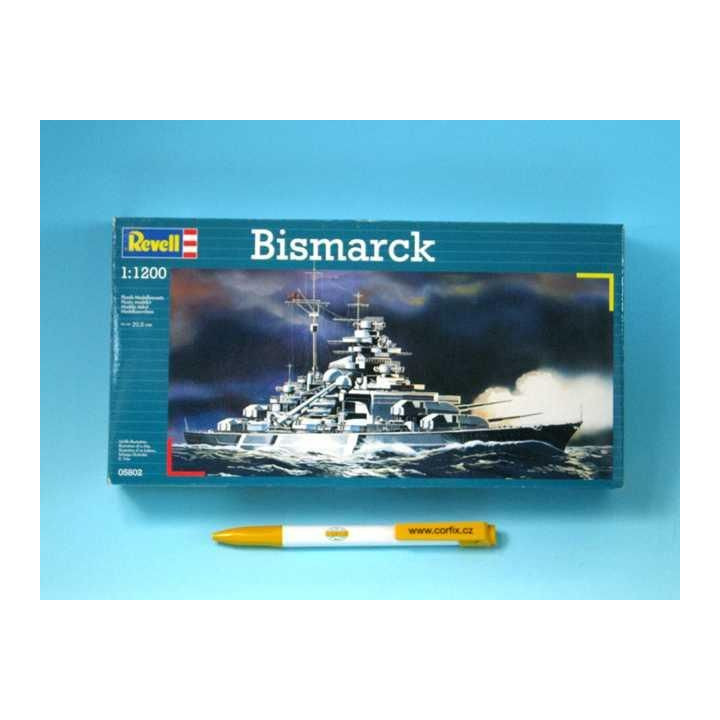Plastic ModelKit loď 05802 - Bismarck (1:1200)