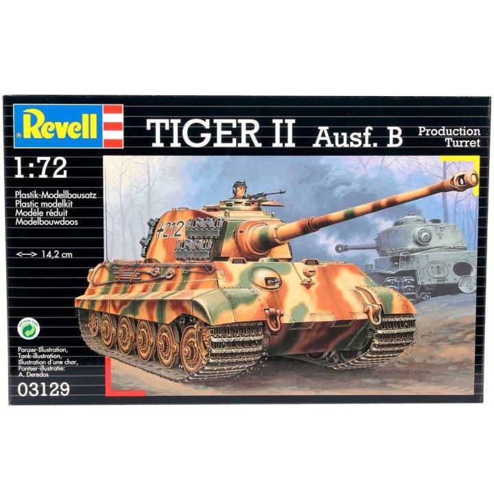 Plastic ModelKit tank 03129 - Tiger II Ausf. B (1:72)