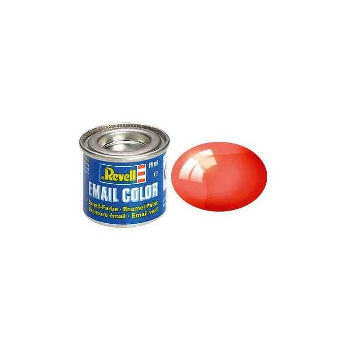 Farba Revell emailová - 32731: transparentná červená (red clear)