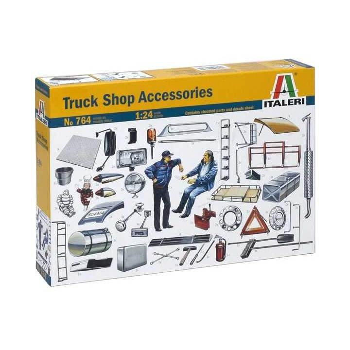 Model Kit doplňky 0764 - TRUCK ACCESSORIES (1:24)