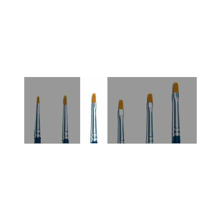 Brush Synthetic Flat - SINGLE PACK 52223 - plochý syntetický štětec (velikost 0)