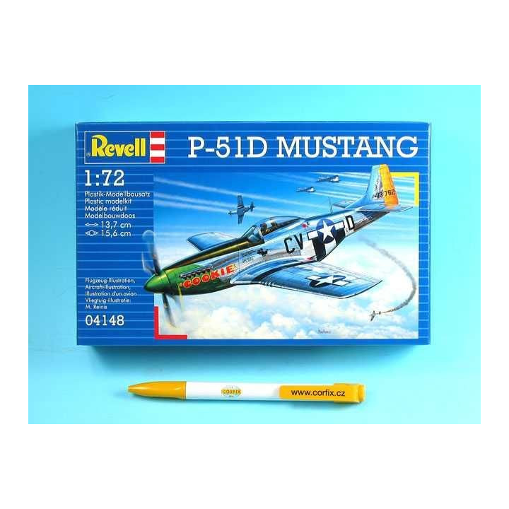 Plastic ModelKit letadlo 04148 - P-51D MUSTANG (1:72)
