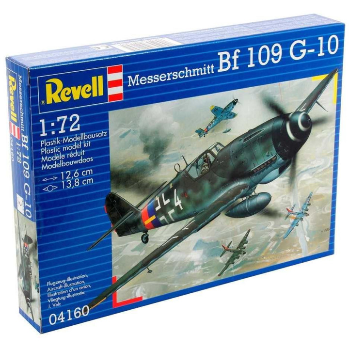 Plastic ModelKit letadlo 04160 - Messerschmitt Bf 109 G-10 (1:72)