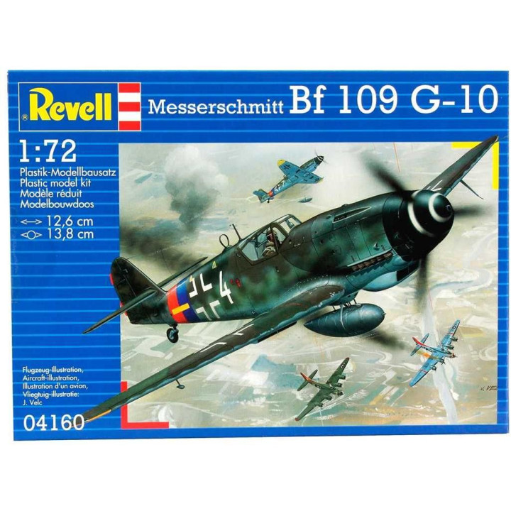 Plastic ModelKit letadlo 04160 - Messerschmitt Bf 109 G-10 (1:72)