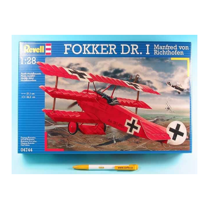 Plastic ModelKit letadlo 04744 - Fokker Dr.I 'Richthofen' (1:28)