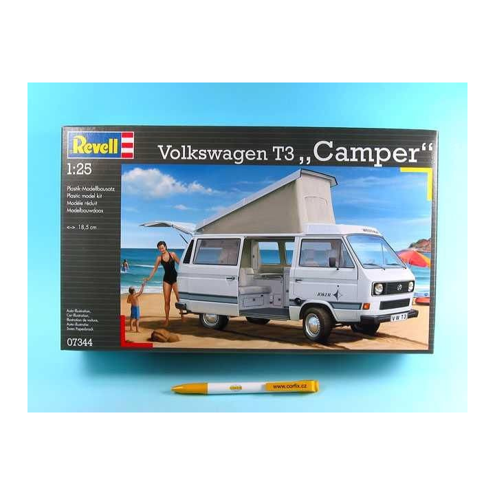 Plastic ModelKit auto 07344 - VW T3  Camper  (1:25)