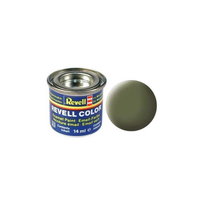 Barva Revell emailová - 32168: matná tmavě zelená (dark green mat RAF)