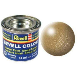 Barva Revell emailová - 32192: metalická mosazná (brass metallic)