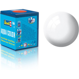 Barva Revell akrylová - 36104: leská bílá (white gloss)