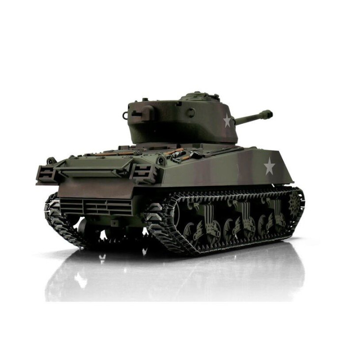 TORRO tank PRO 1/16 RC M4A3 Sherman 76mm maskovací kamufláž - infra IR - Servo