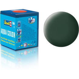 Barva Revell akrylová - 36168: matná tmavě zelená (dark green mat RAF)