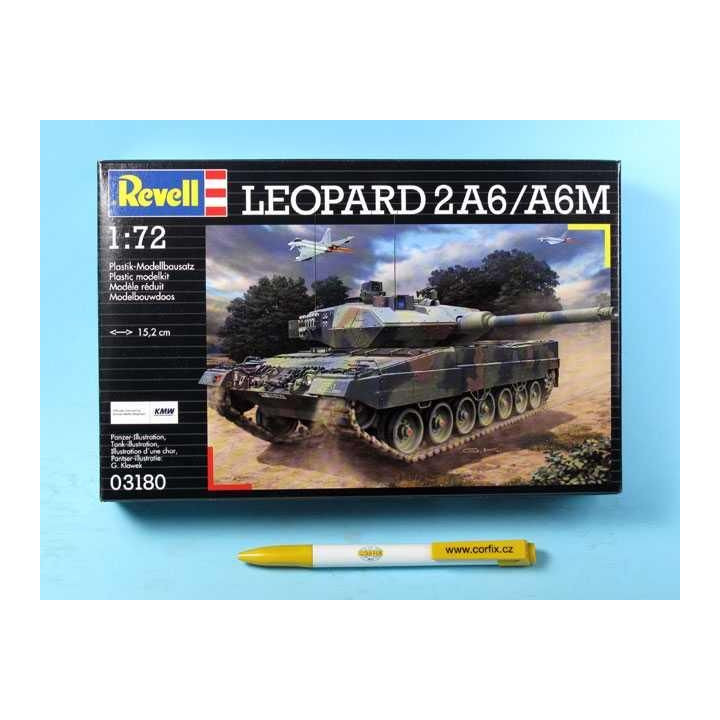 Plastic ModelKit military 03180 - "Leopard" 2 A6M (1:72)