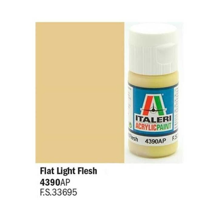 Italeri barva akryl 4390AP - Flat Light Flesh 20ml