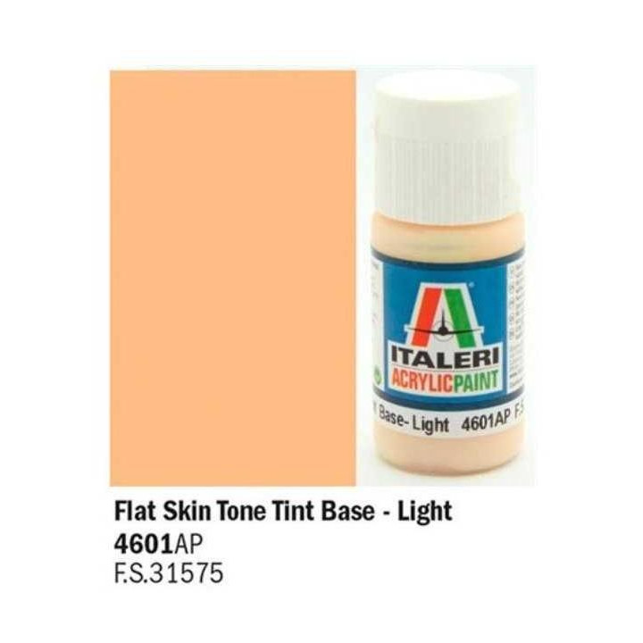 Italeri barva akryl 4601AP - Flat Skin Tone Tint Base - Light 20ml