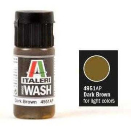 Italeri barva akryl 4951AP - Dark brown 20ml