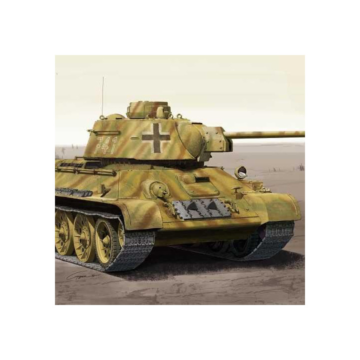 Model Kit tank 13502 - German T-34/76 747(r) (1:35)